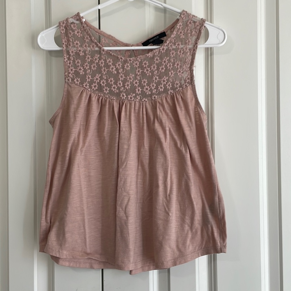 Pink tank top